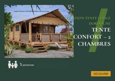 TENTE CONFORT – 2 CHAMBRES