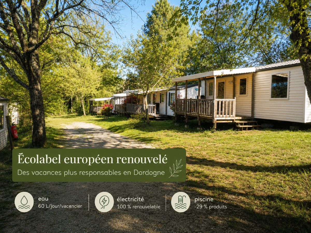 Ecolabel européen tourisme : Renouvellement obtenu pour le camping La Fage